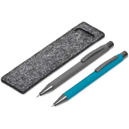 Omaha Ball Pen & Pencil Set Turquoise